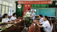 Thăm, kiểm tra công tác chuẩn bị cho kỳ thi tuyển sinh vào lớp 10